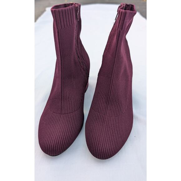 Lane Bryant Womens Dream Cloud Stretch Knit Mid-Calf Ankle Boots Size 9W Heeled - Picture 5 of 6